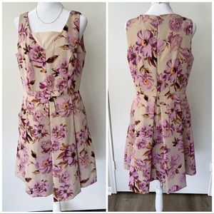 Taylor | A-line Fit and Flare Floral Dress